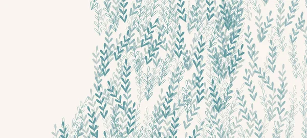 Gri egzotik yapraklı çiçek web afişi. Doğa konsepti tasarımı. Yaz dallı modern çiçek kompozisyonları. Ekoloji, natura, çevre teması üzerine vektör illüstrasyonu