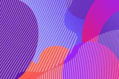 Renkli sıvı şekilli soyut arkaplan, gradyan dalgalar, geometrik çizgiler, dinamik formlar. Poster, pankart, kart için tasarım. Soyut sıvı çizimi. İnce harmanlanmış üç boyutlu kağıt resimler