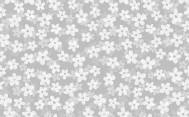 Çiçeksiz, el çizimi renkli çiçekler. Tatlı yaz geçmişi. Modern çiçek kompozisyonları. Duvar kağıdı, poster, kart, kumaş ve tekstil için moda vektör stoku çizimi