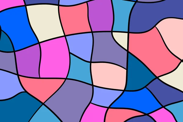 Abstrakt bakgrund med färgglada geometriska former. Design för affisch, banner, kort. Rainbow abstrakt runda, trianglar illustration. 3D pappersrutnät med en subtil blandning av ljusa färger. Kopiera utrymme — Stock vektor