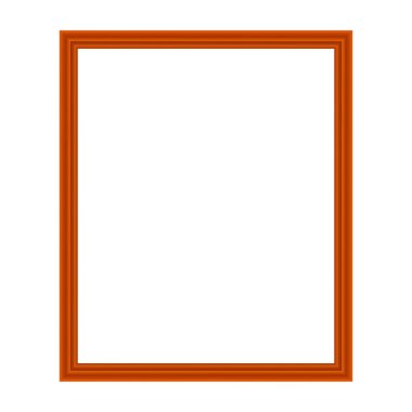 Tasarımınız için kare şeklinde altın renkli ahşap çerçeve. Klasik kılıf. Mesaj için yer. Tablolar ya da fotoğraflar için antika altın, güzel dikdörtgen çerçeveler. Şablon vektör illüstrasyonu