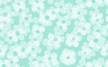 Çiçeksiz, el çizimi renkli çiçekler. Tatlı yaz geçmişi. Modern çiçek kompozisyonları. Duvar kağıdı, poster, kart, kumaş ve tekstil için moda vektör stoku çizimi