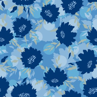 Çiçeksiz, el çizimi gül rengi. Çiçekler ve yapraklarla dolu şirin bir yaz geçmişi var. Modern çiçek kompozisyonları. Duvar kağıdı, poster, kart, kumaş ve tekstil için moda vektör stoku çizimi