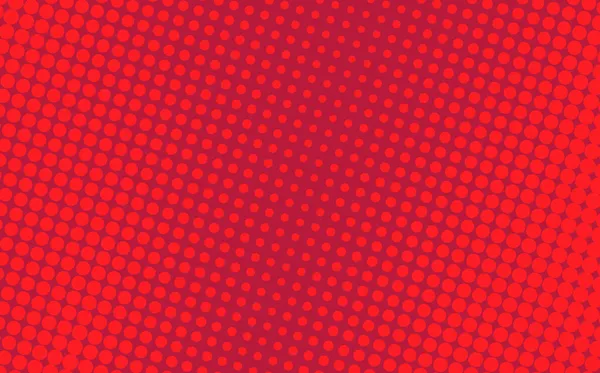 Pop Art yaratıcı konsept renkli çizgi roman dergisi kapağı. Puantiyeli kırmızı arka plan. Çizgi film yarım ton retro modeli. Poster, kart, pankart, boş baloncuk için soyut noktalı tasarım