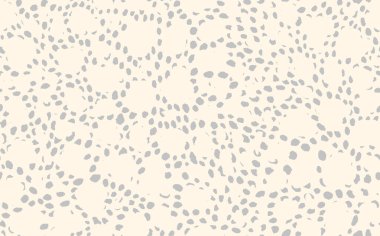 Soyut modern leopar pürüzsüz desen. Hayvanlar modaya uygun arka plan. Baskı, kart, kartpostal, kumaş ve tekstil için bej renkli dekoratif vektör çizimi. Modern stilize cilt süsü