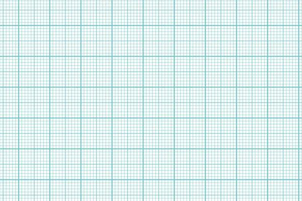 Millimeter-Diagramm-Papierraster. Abstrakter, quadratischer Hintergrund. Geometrisches Muster für die Schule, technische Linienvermessung. Leerfutter für Bildung isoliert auf transparentem Hintergrund — Stockvektor