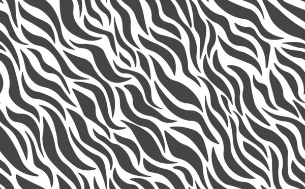 Abstract modern zebra seamless pattern. Animals trendy background. White and black decorative vector stock illustration for print, card, postcard, fabric, textile. Modern ornament of stylized skin