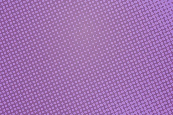 Pop art couverture de magazine de bande dessinée colorée. Pois fond violet et violet. Dessin animé drôle motif rétro pointillé. Illustration vectorielle en demi-teinte. Conception de gabarit pour affiche, carte, flyer — Image vectorielle