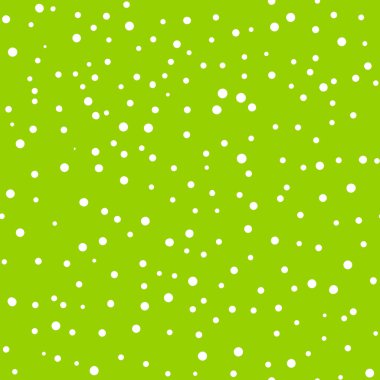Soyut el boğma polka noktaları arka plan. Beyaz daireli yeşil noktalı, pürüzsüz desen. Davetiye, poster, kart, el ilanı, tekstil, kumaş için şablon tasarımı