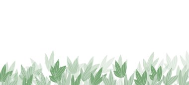 Renkli egzotik yapraklı çiçek web afişi. Doğa konsepti tasarımı. Yaz dallı modern çiçek kompozisyonları. Ekoloji, natura, çevre teması üzerine vektör illüstrasyonu