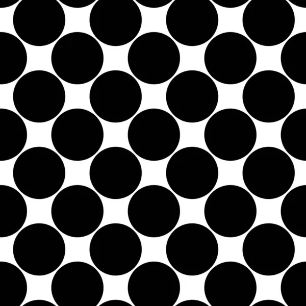 Abstract fashion monochrome polka dots background. Black and white seamless pattern with textured circles. Template design for invitation, poster, card, flyer, banner, textile, fabric. Halftone card — Stock Vector