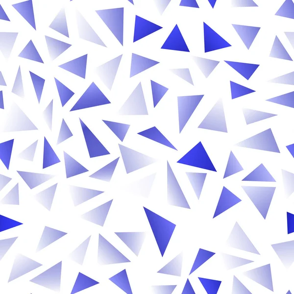 Fond mosaïque bleu polygonal. Illustration abstraite à faible vecteur poly. Modèle sans couture triangulaire. Modèle géométrique business design avec triangle pour affiche, bannière, carte, flyer, tissu, textile — Image vectorielle