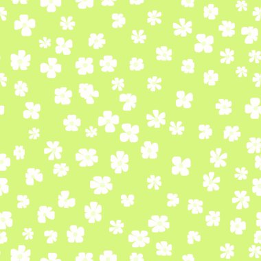 Çiçeksiz, el çizimi renkli çiçekler. Tatlı yaz geçmişi. Modern çiçek kompozisyonları. Duvar kağıdı, poster, kart, kumaş ve tekstil için moda vektör stoku çizimi