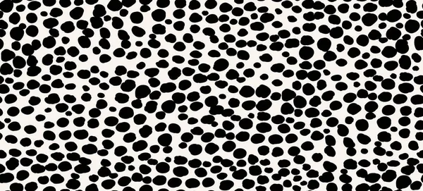 Abstraktes modernes Leopardenmuster. Tiere trendy Hintergrund. Schwarz-weiße dekorative Vektorstockillustration für Druck, Karte, Postkarte, Stoff, Textil. Modernes Ornament stilisierter Haut — Stockvektor