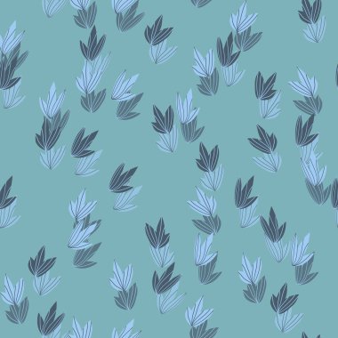 El çizimi, egzotik yaprakları olan dikişsiz çiçek. Güzel bir sonbahar geçmişi var. Tropik yeşil dallar. Modern çiçek kompozisyonları. Duvar kağıdı, kumaş ve tekstil için moda vektör illüstrasyonu