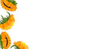 Mutlu yıllar, bayramlar, kutlama ve davetiye kartı. Açık arkaplanda ayçiçekleri olan renkli bir çiçek afişi. Düzen şablonu. Modern yaz kompozisyonu. Boşluğu kopyala