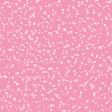 Soyut el boğma polka noktaları arka plan. Pembe noktalı, beyaz daireli, pürüzsüz desen. Davetiye, poster, kart, el ilanı, tekstil, kumaş için şablon tasarımı