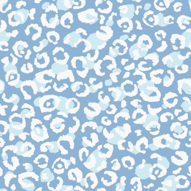 Soyut modern leopar pürüzsüz desen. Hayvanlar modaya uygun arka plan. Baskı, kart, kartpostal, kumaş ve tekstil için renk dekoratif vektör çizimi. Modern stilize cilt süsü