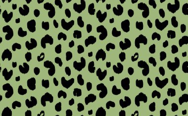 Soyut modern leopar pürüzsüz desen. Hayvanlar modaya uygun arka plan. Baskı, kart, kartpostal, kumaş ve tekstil için renk dekoratif vektör çizimi. Modern stilize cilt süsü