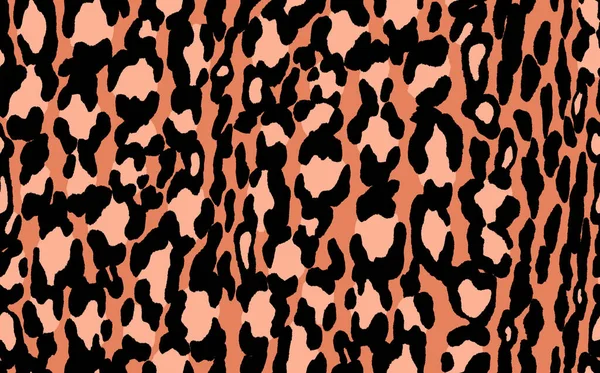 Abstract modern luipaard naadloos patroon. Dieren trendy achtergrond. Kleur decoratieve vector voorraad illustratie voor print, kaart, ansichtkaart, stof, textiel. Moderne ornament van gestileerde huid — Stockvector