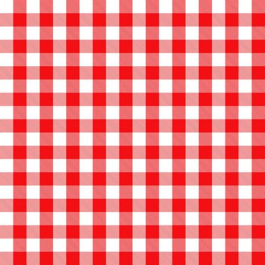 Kırmızı ve beyaz İskoçya tekstil deseni. Kumaş dokusu tartan ekoseli. Kumaş, kart ve kumaş için soyut geometrik arkaplan. Monokrom grafik yinelenen tasarım. Modern kare süs