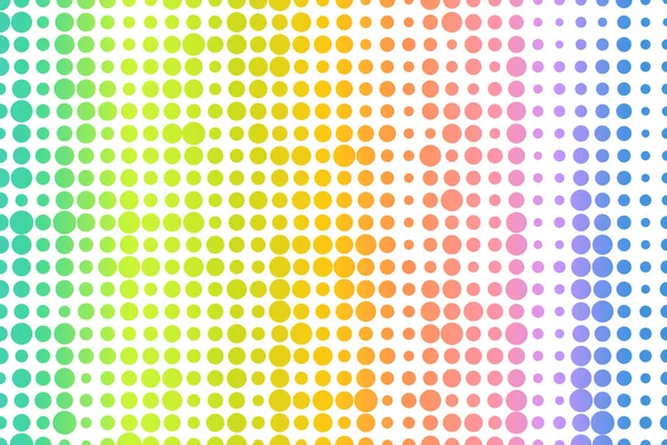 Licht multicolor achtergrond, kleurrijke vector textuur met cirkels. Splash effect banner. Dotted abstracte illustratie met wazige druppels regen. Patroon voor webpagina, banner, poster, kaart — Stockvector