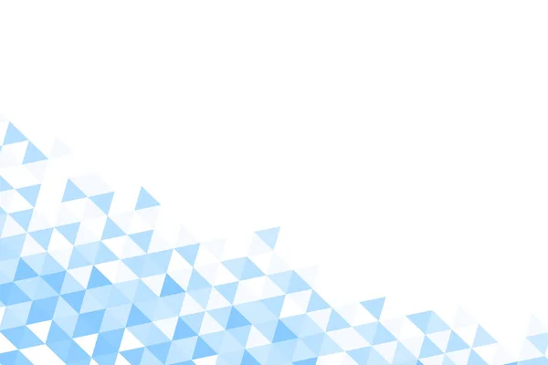 Многоугольный синий мозаичный фон. Абстрактная иллюстрация вектора низких полюсов. Треугольный рисунок, пространство для копирования. Шаблон геометрического бизнес-дизайна с треугольником для плаката, баннера, открытки, флаера — стоковый вектор