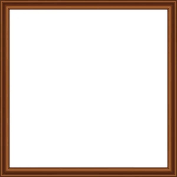 Vierkant gouden vintage houten frame voor uw ontwerp. Vintage dekmantel. Plaats voor tekst. Vintage antiek goud prachtige rechthoekige frames voor schilderijen of foto 's. Template vector illustratie — Stockvector