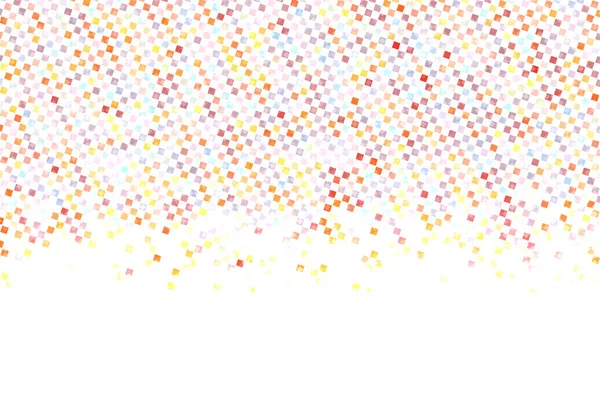 Fond multicolore clair en pointillés, texture vectorielle colorée avec des cercles. Illustration abstraite scintillante avec des gouttes de pluie floues. Modèle pour les annonces, page Web, papier peint, affiche, bannière. Espace de copie — Image vectorielle