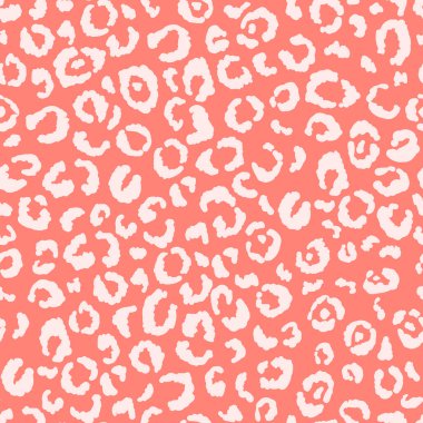Soyut modern leopar pürüzsüz desen. Hayvanlar modaya uygun arka plan. Baskı, kart, kartpostal, kumaş ve tekstil için renk dekoratif vektör çizimi. Modern stilize cilt süsü