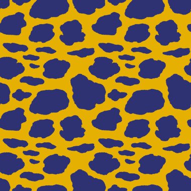 Soyut modern leopar pürüzsüz desen. Hayvanlar modaya uygun arka plan. Baskı, kart, kartpostal, kumaş ve tekstil için renk dekoratif vektör çizimi. Modern stilize cilt süsü
