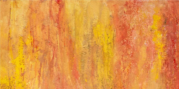 Trendy oranje marmeren textuur. Olieverf. Abstract regenboog aquarel achtergrond. Vloeibaar kunstpatroon. Gladde aquarel vector illustratie voor web, poster, banner. Pastel kleuren verloop patroon — Stockvector
