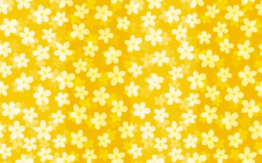 Çiçeksiz, el çizimi renkli çiçekler. Tatlı yaz geçmişi. Modern çiçek kompozisyonları. Duvar kağıdı, poster, kart, kumaş ve tekstil için moda vektör stoku çizimi