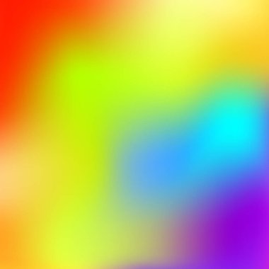 Moda soyut gökkuşağı bulanık arkaplan. Web, şablon, poster, kart ve afiş için suluboya vektör çizimi. Pastel renk gradyan ağ deseni