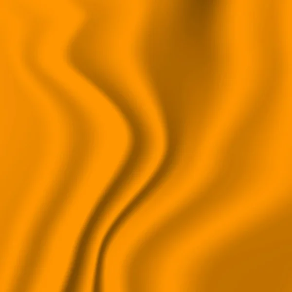 Silke orange bakgrund. Abstrakt vektormönster med kopieringsutrymme. Flytande våg konsistens, släta draperi tapeter. Bröllopstyg, satin. Vågig design för banner, kort, vykort, bakgrund — Stock vektor