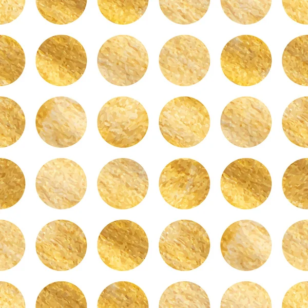 Абстрактная мода на точечные точки. Белый безморский узор с золотыми фактурными кругами. Дизайн шаблона приглашения, плаката, открытки, флаера, баннера, текстиля и т.д. Полутоновая карта — стоковый вектор