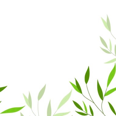 Renkli egzotik yapraklı çiçek web afişi. Doğa konsepti tasarımı. Yaz dallı modern çiçek kompozisyonları. Ekoloji, natura, çevre teması üzerine vektör illüstrasyonu