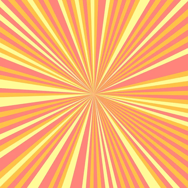 Pop art radial colorful comics book magazine cover. Striped digital background. Cartoon funny retro pattern strip mock up. Vector halftone illustration. Sunburst, starburst shape