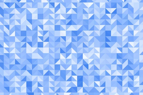 Poligonális kék mozaik háttér. Absztrakt alacsony poli vektor illusztráció. Háromszög alakú minta, másolás. Sablon geometrikus üzleti terv háromszög poszterhez, bannerhez, kártyához, szórólaphoz — Stock Vector