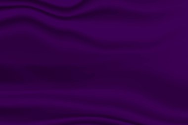 İpek menekşe arkaplan. Kopya uzayı ile soyut vektör deseni. Sıvı dalga dokusu, pürüzsüz örtü duvar kağıdı. Düğün kumaşı, saten. Pankart, kart, kartpostal, arkaplan için dalgalı tasarım