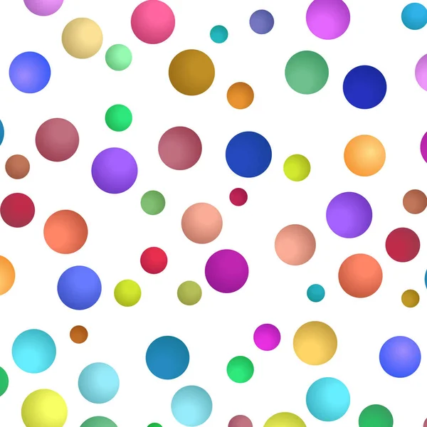 Fond multicolore, texture vectorielle colorée avec des cercles. Bannière effet éclaboussure. Illustration abstraite pointillée avec des gouttes de pluie floues. Modèle pour page web, bannière, affiche, carte — Image vectorielle