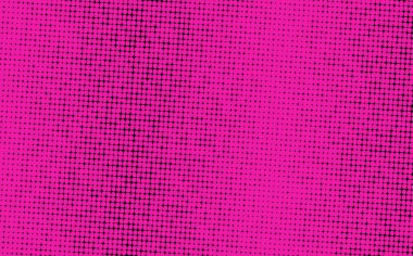 Pop Art yaratıcı konsept renkli çizgi roman dergisi kapağı. Puantiyeli pembe arka plan. Çizgi film yarım ton retro modeli. Poster, kart, pankart için soyut noktalı tasarım