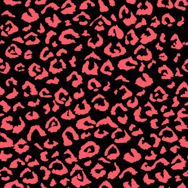 Soyut modern leopar pürüzsüz desen. Hayvanlar modaya uygun arka plan. Baskı, kart, kartpostal, kumaş ve tekstil için renk dekoratif vektör çizimi. Modern stilize cilt süsü