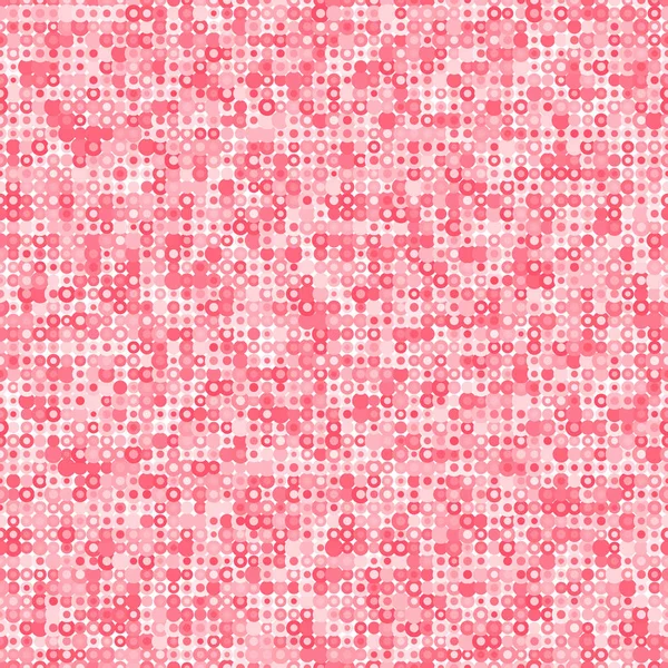 Abstract mode polka stippen achtergrond. Wit naadloos patroon met roze gradiënt cirkels. Sjabloon ontwerp voor uitnodiging, poster, kaart, flyer, banner, textiel, stof — Stockvector