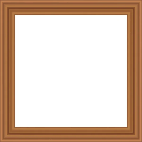 Τετράγωνο χρυσό vintage ξύλινο πλαίσιο για το σχεδιασμό σας. Κλασσικό εξώφυλλο. Θέση για κείμενο. Vintage αντίκες χρυσό όμορφα ορθογώνια πλαίσια για πίνακες ή φωτογραφίες. Εικόνα διανύσματος προτύπου — Διανυσματικό Αρχείο