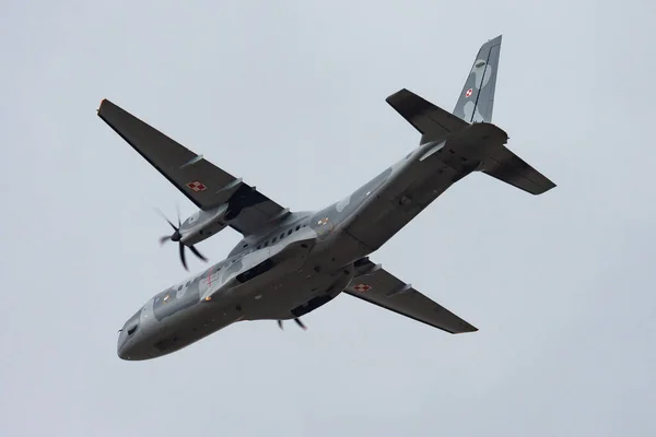 Radom Poland August 2013 Military Transport Plane Air Base Air — Stock Photo, Image