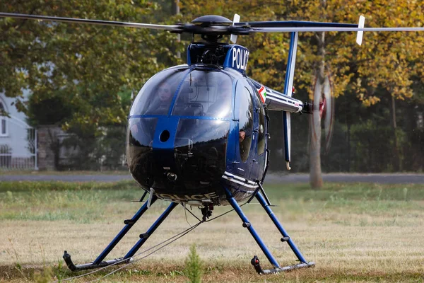 Zamardi Hungary September 2020 Government Police Helicopter Mission Police Flight — Foto Stock