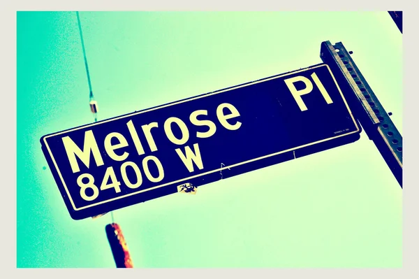 Melrose Place, Hollywood, California Stock Picture