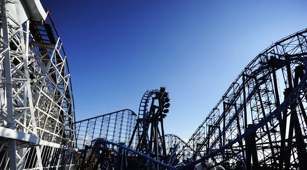 The Pepsi Max Roller coaster, Blackpool — Stock Photo, Image