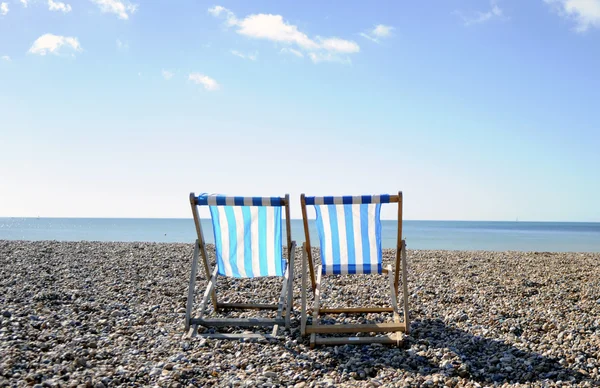 Deck chairs — Stock Photo, Image